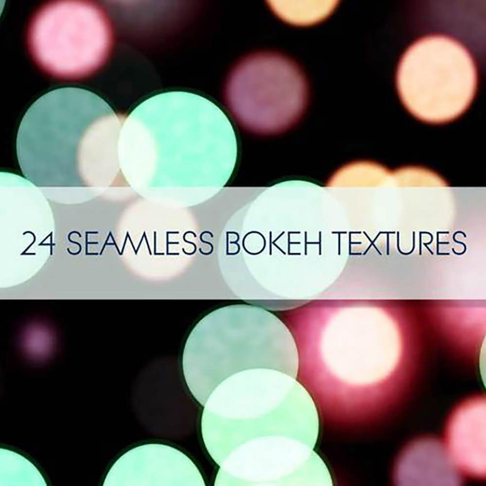 Seamless Bokeh Textures Photoshop Brushes