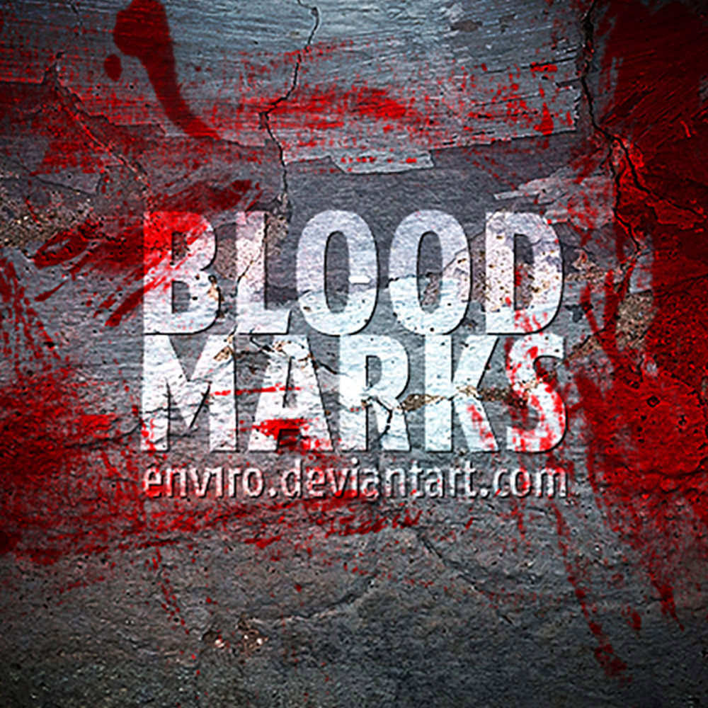 Blood Marks Photoshop Brushes