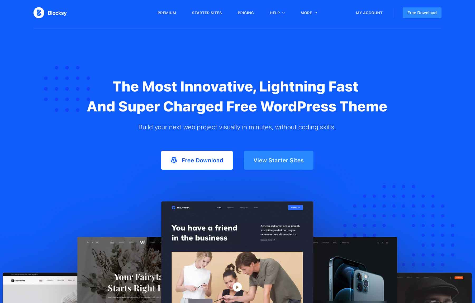 Blocksy reponsive WordPress theme