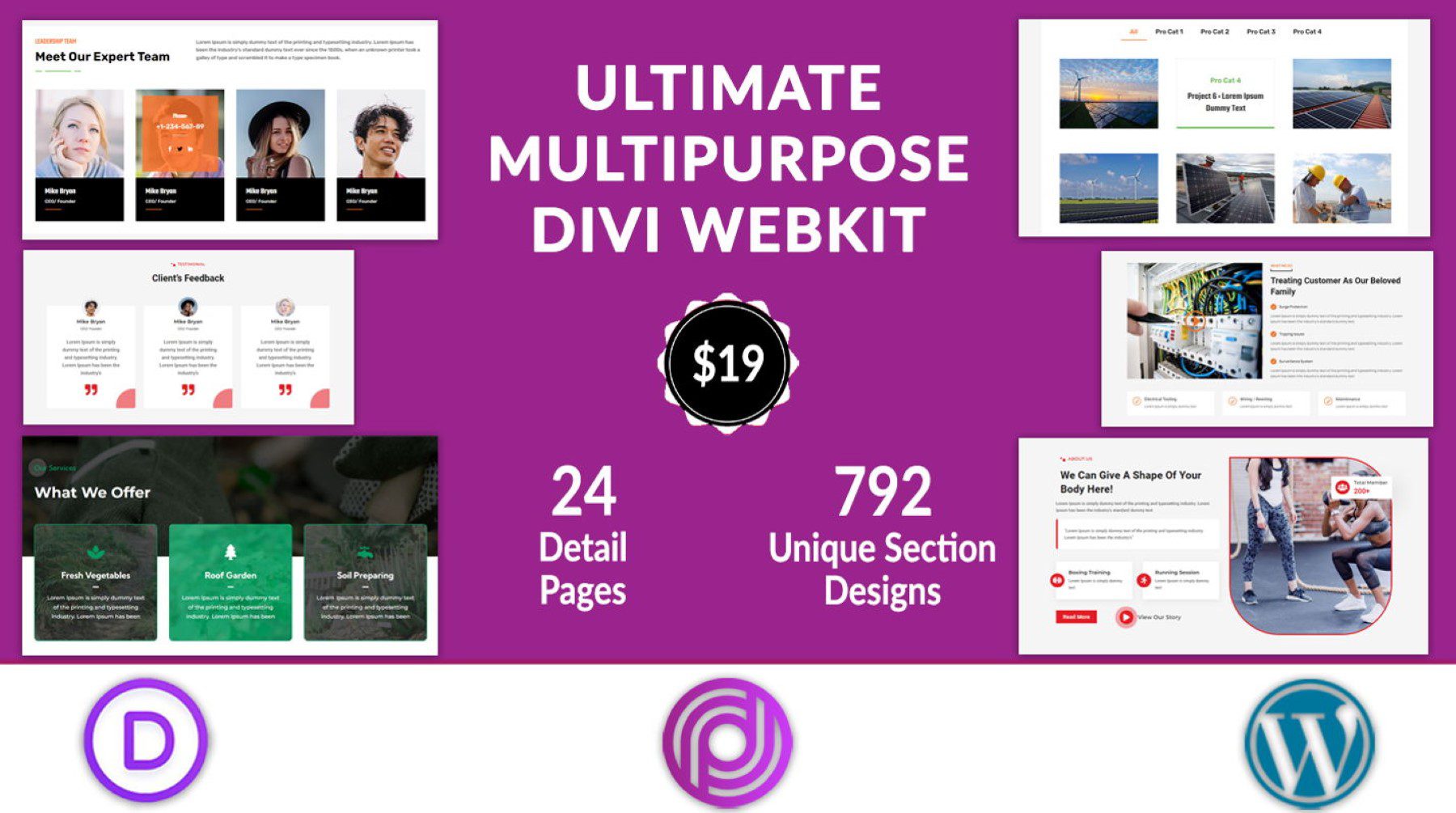 Ultimate Multipurpose Divi Webkit Purchase