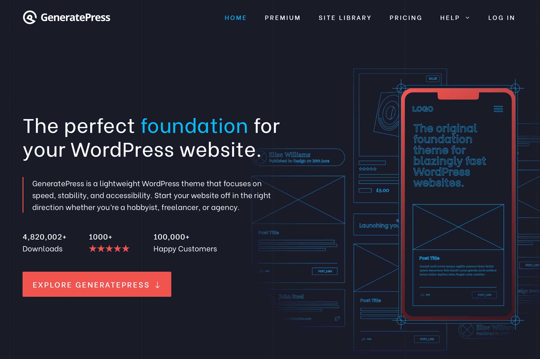 GeneratePress best WordPress theme