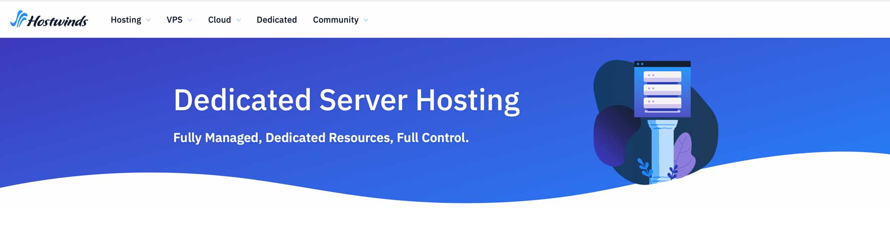 Hostwinds dedicated server hosting