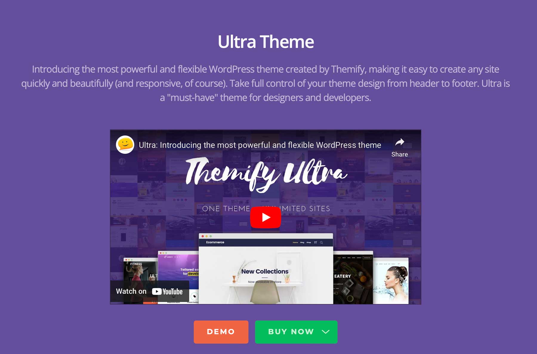 Ultra WordPress Theme, and one of the Best Multipurpose WordPress Themes