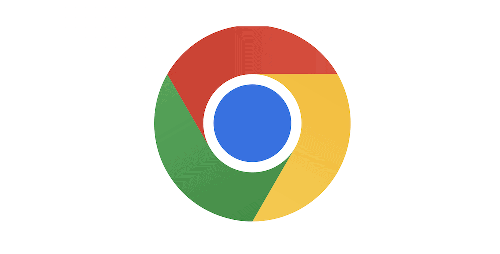 The Google Chrome roundel, showing a segmented outer circle in red, green, and yellow. There's also an inner circle of blue surrounded by a white border.