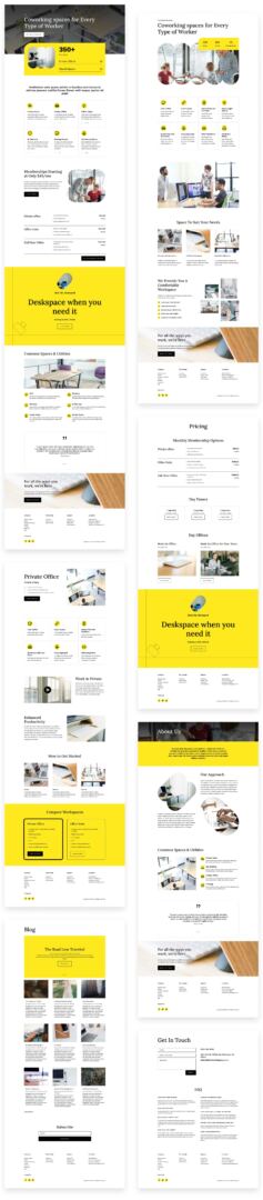 Coworking layout pack