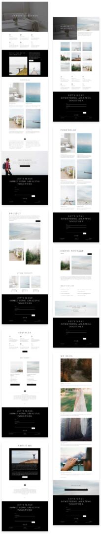 Photographer layout pack