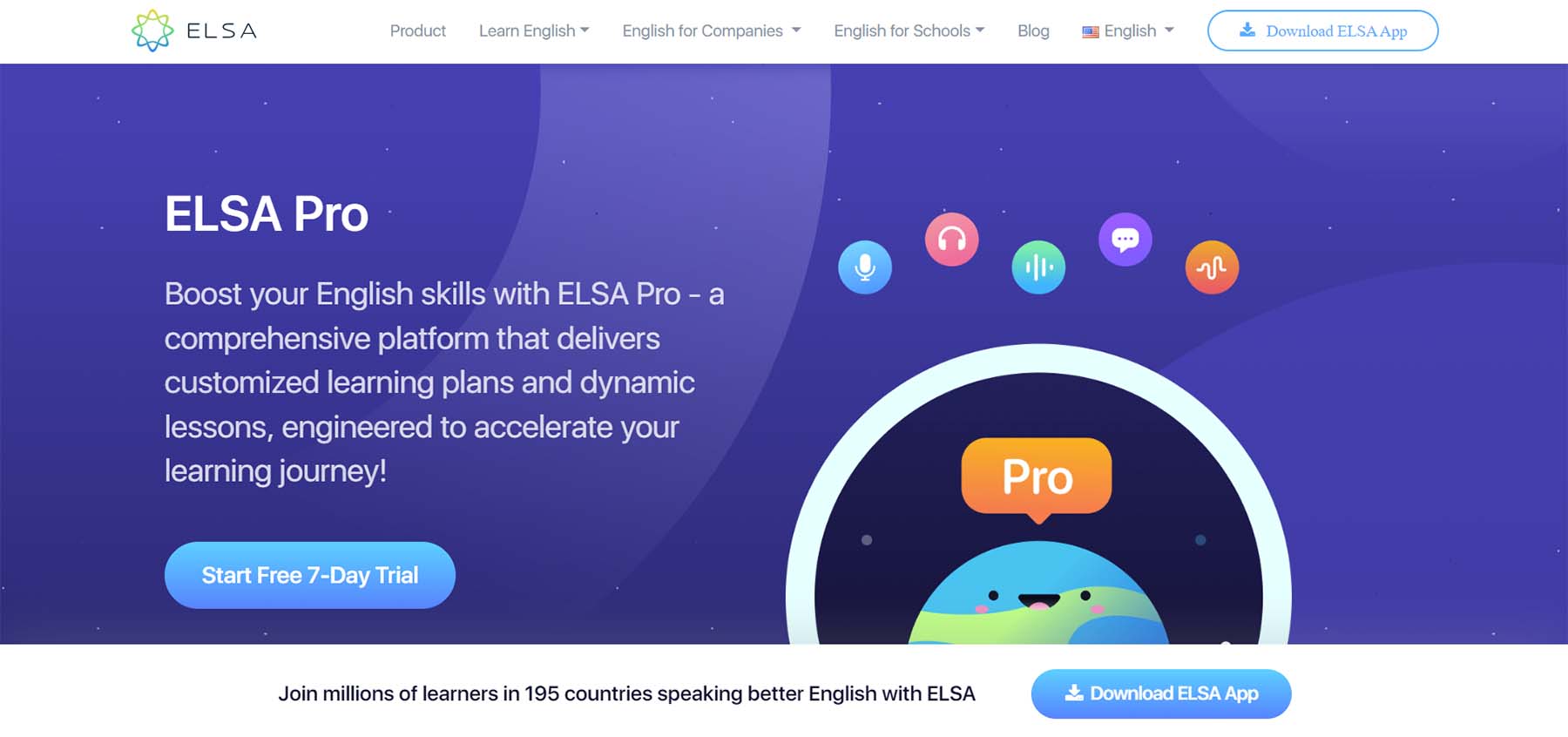 Elsa Speak ChatGPT alternative for language learning