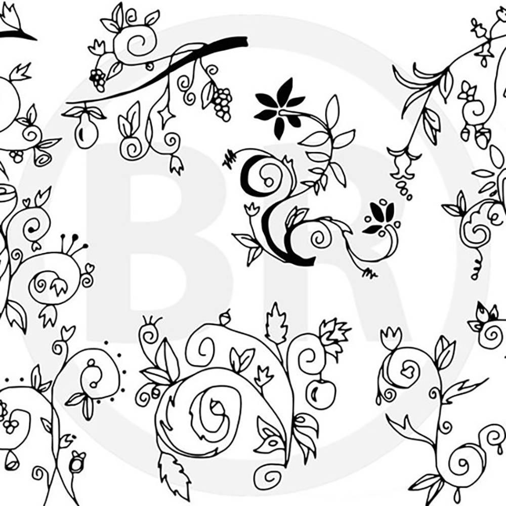 Hand Drawn Floral Photoshop Brushes
