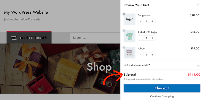 Customizing the WooCommerce cart summary