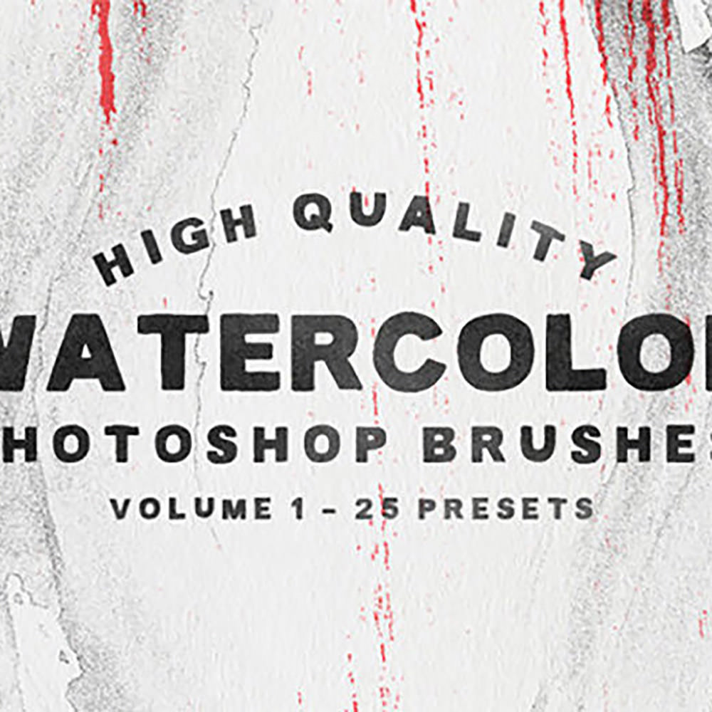 Painted Strokes Photoshop Brushes