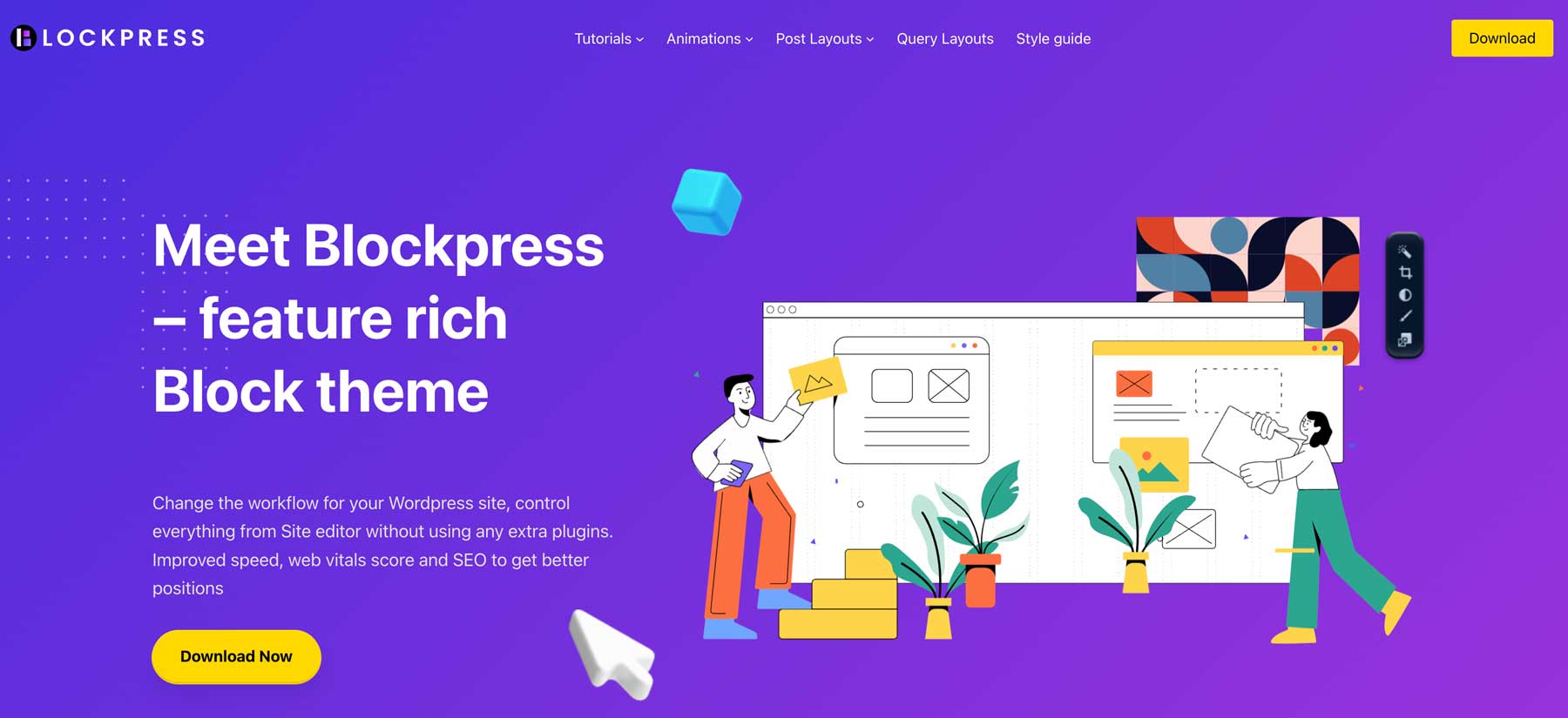 BlockPress WordPress block theme