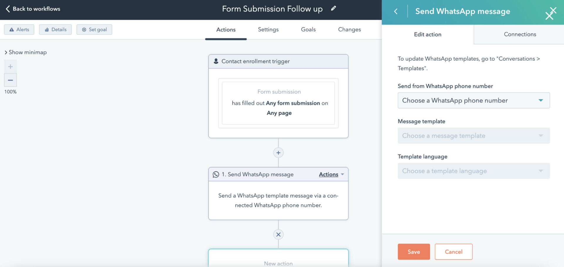 HubSpot WhatsApp integration