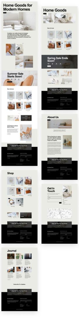 Home Goods layout pack