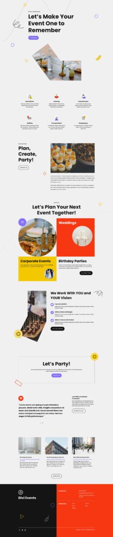 Event Coordinator layout pack
