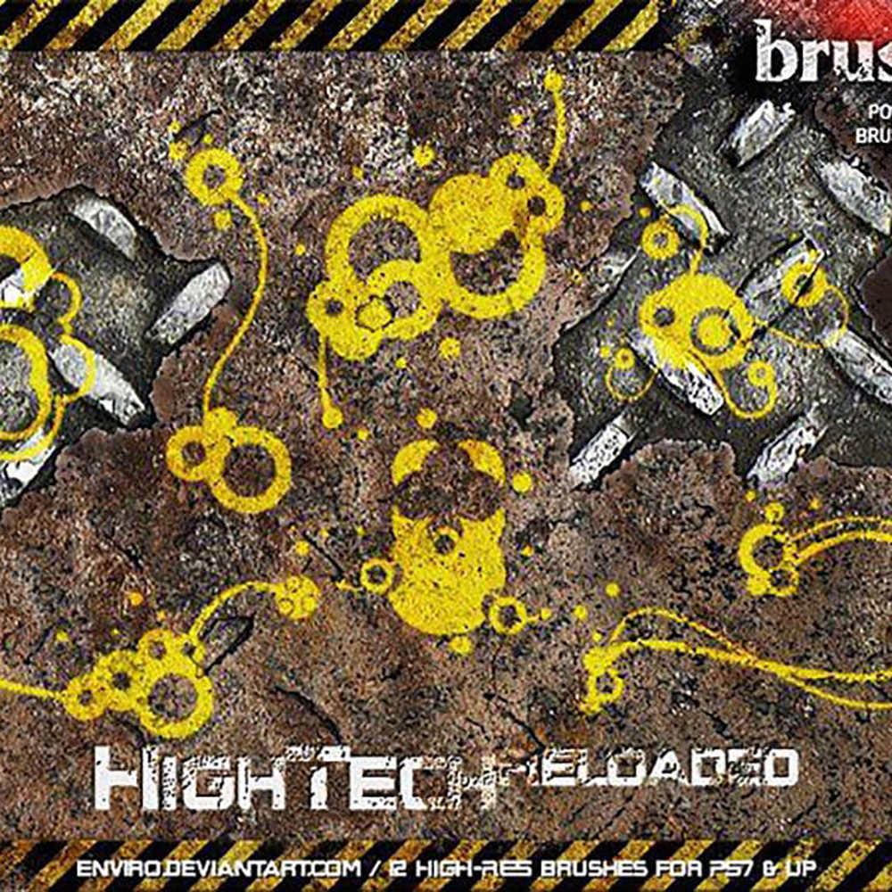 HighTech Reloaded Photoshop Brushes