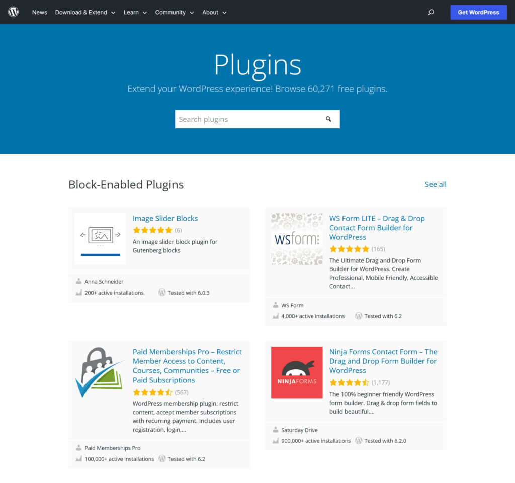 plugin directory