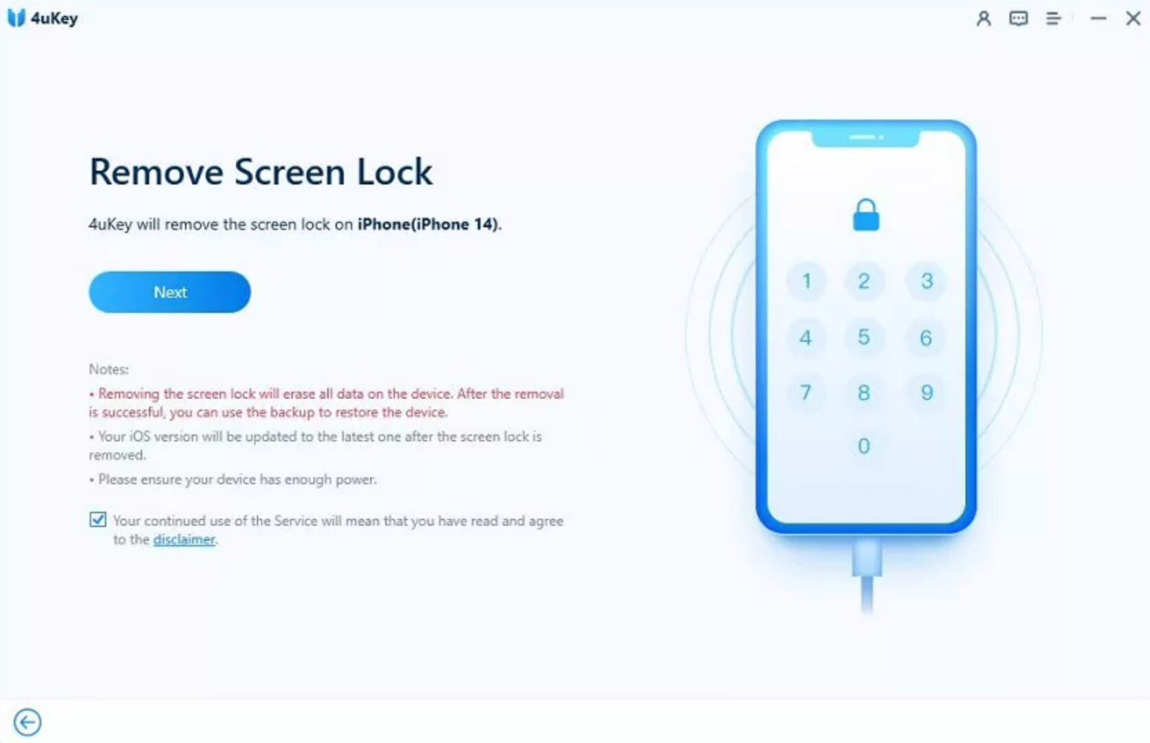 remove screen lock