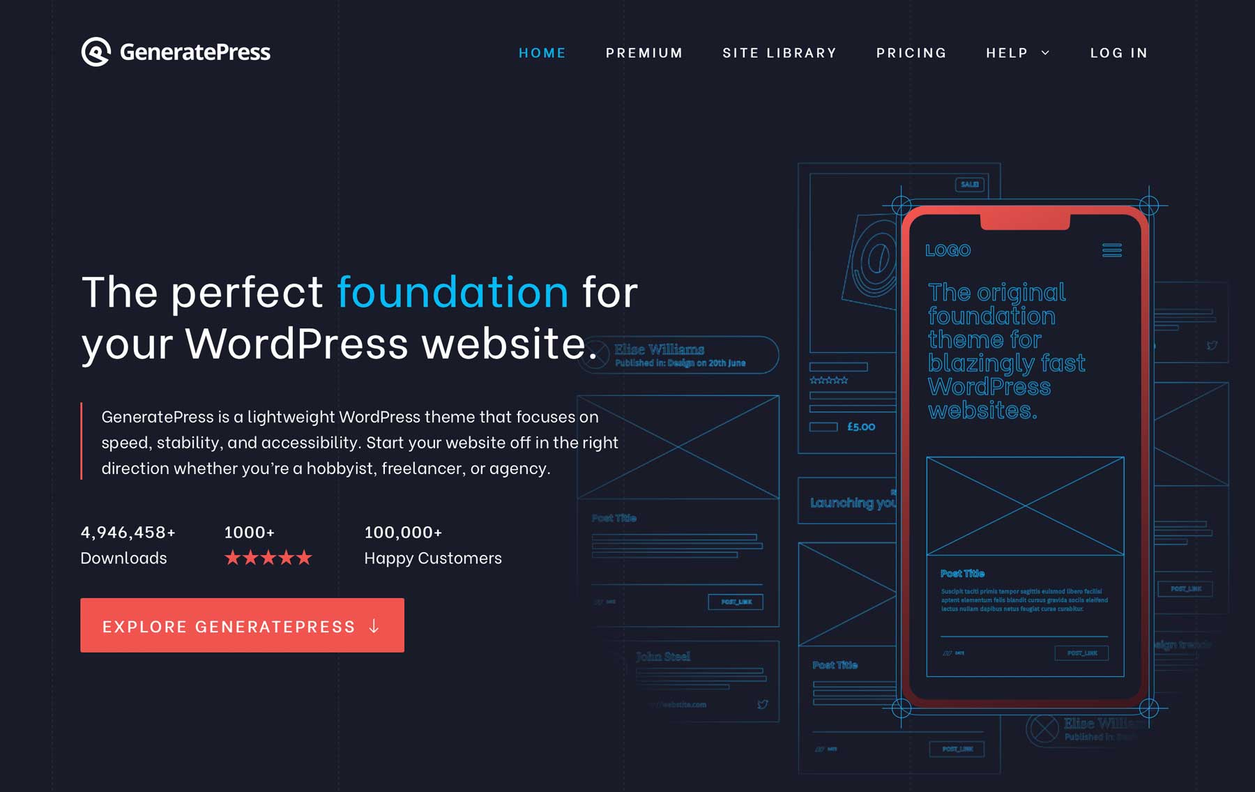 GeneratePress fastest WordPress themes