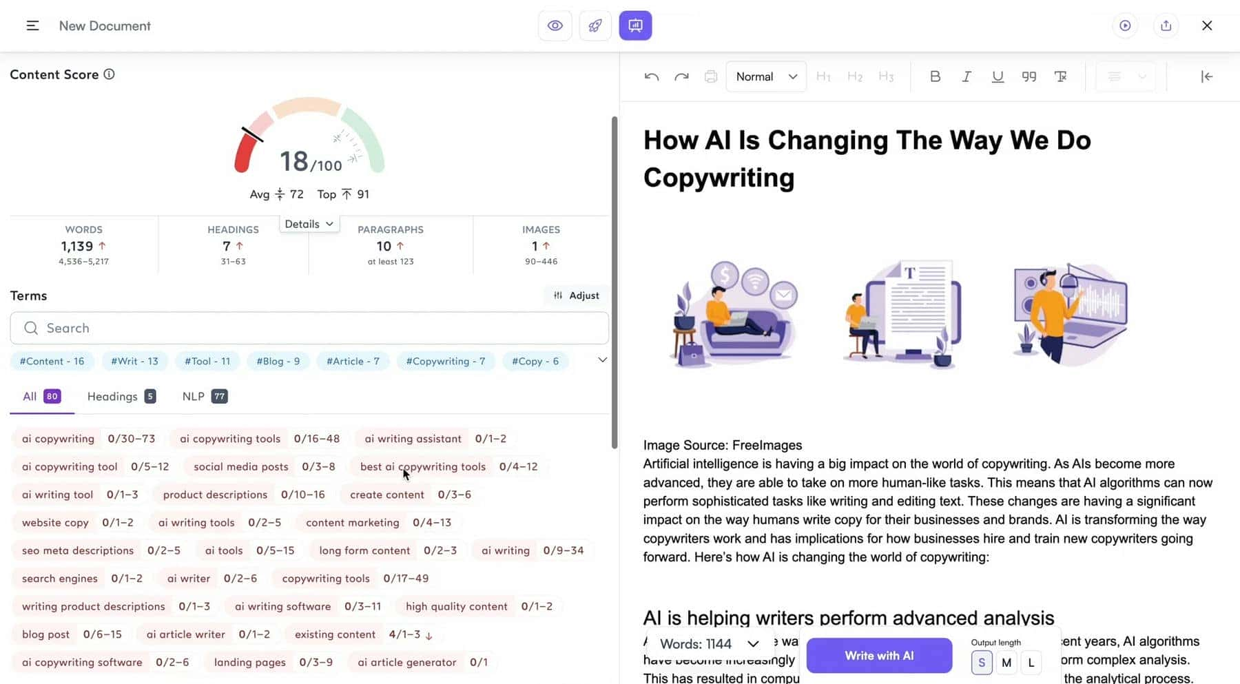 Writesonic + SurferSEO integration