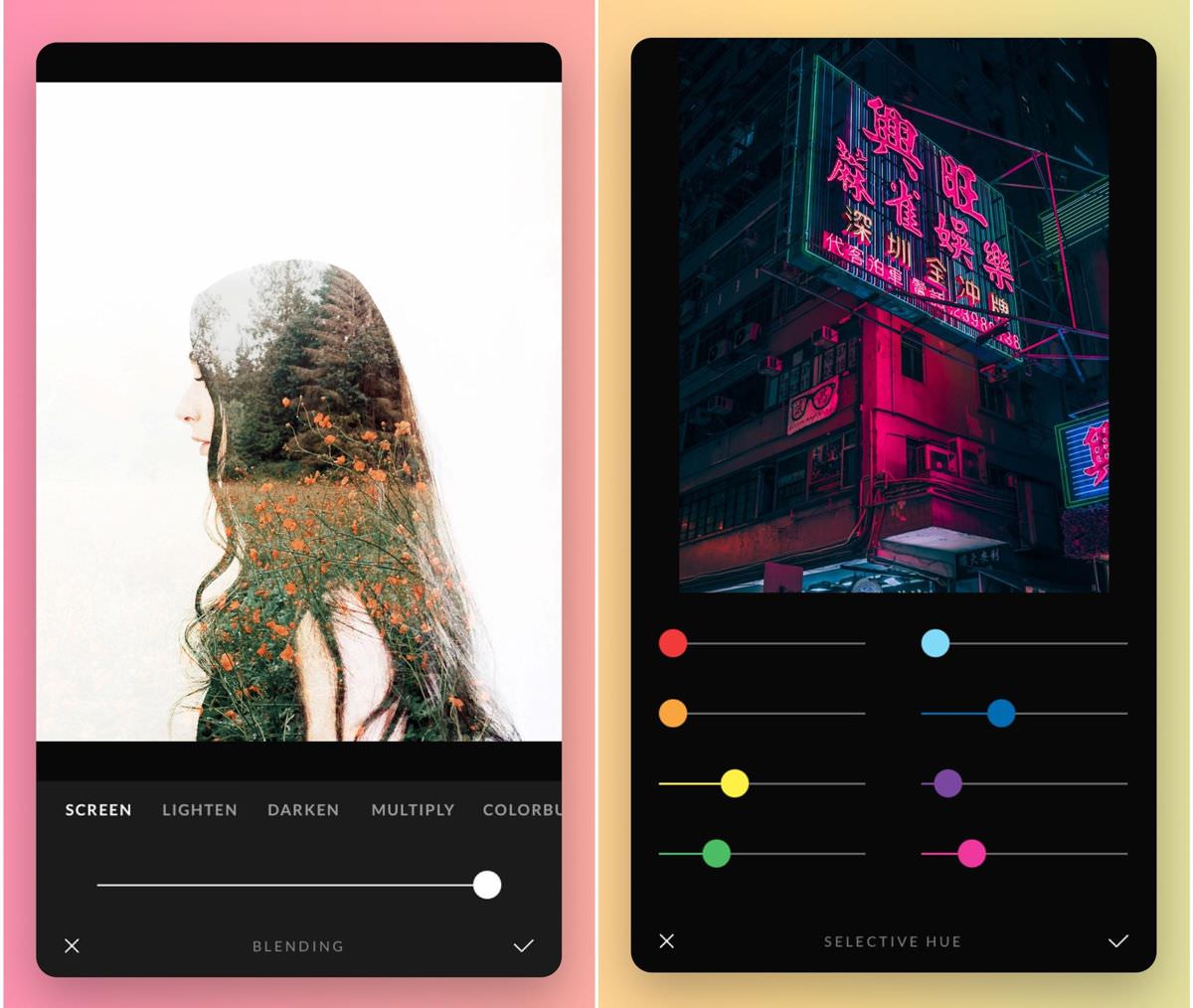 Afterlight - an image-editing app for iOS