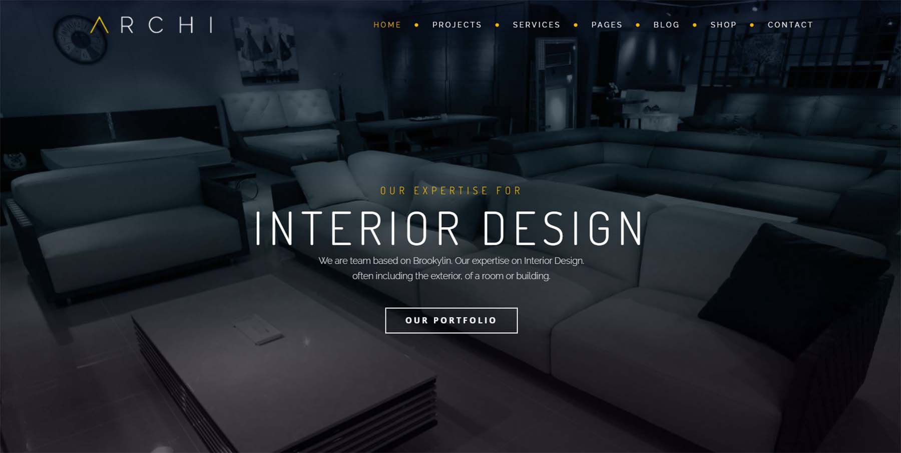Archi Interior Design and Architecture WordPress theme