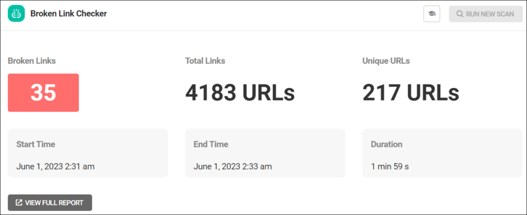 BLC - Scan Results