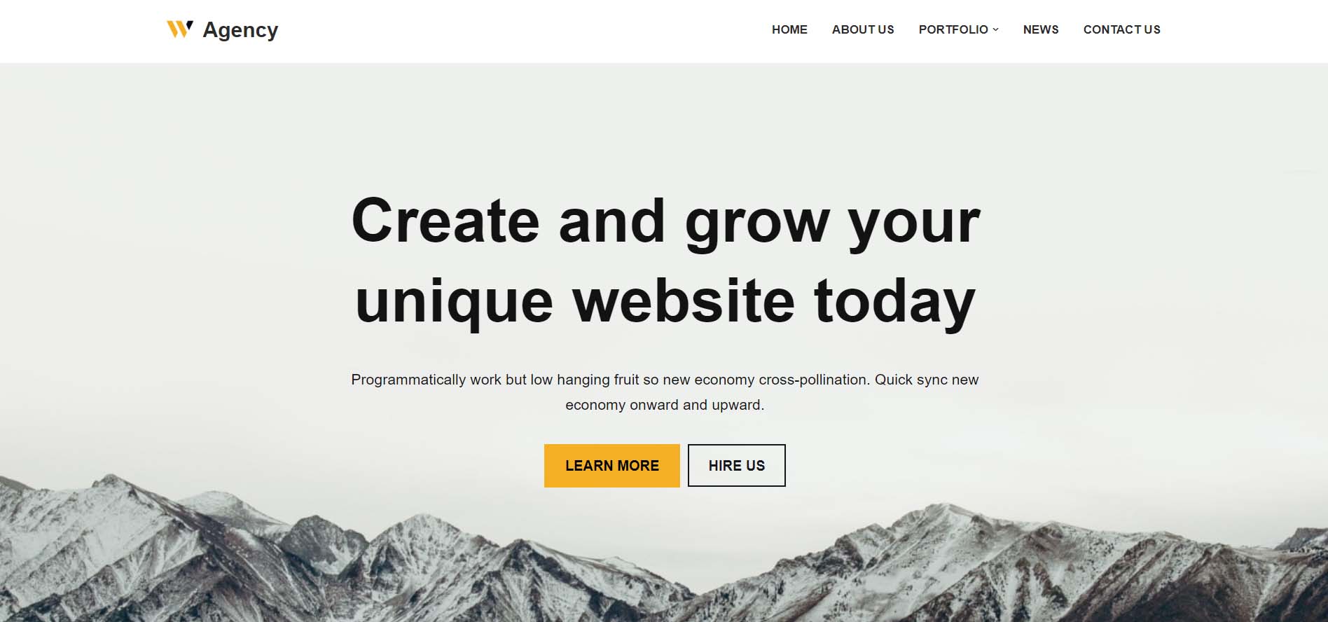 Neve, a minimalist WordPress theme