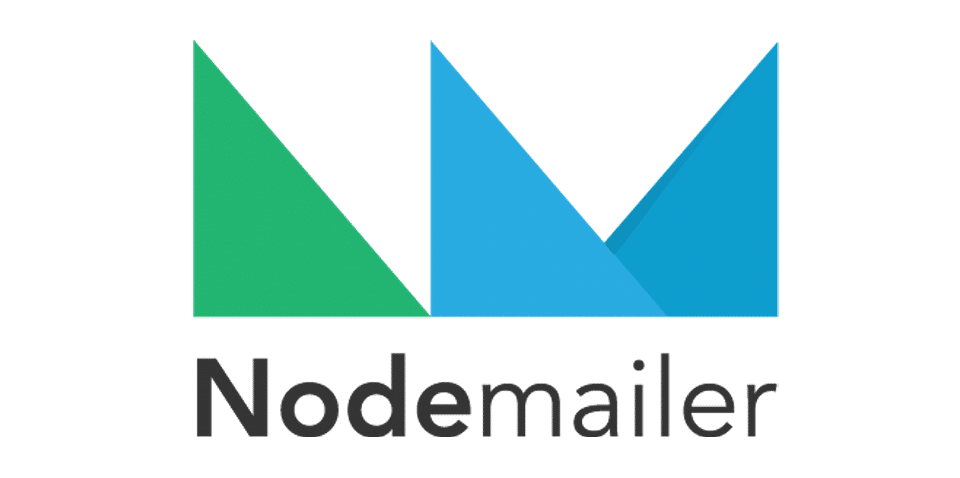 The logo of the Nodemailer Node.js library.