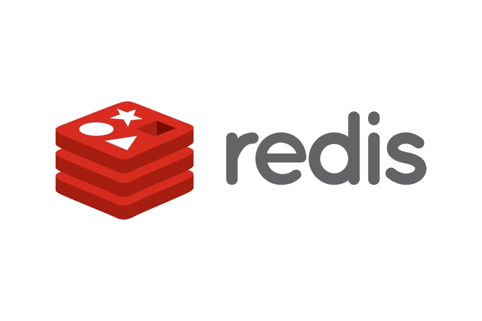 A large Redis logo.