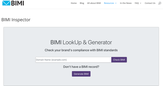 The BIMI LookUp & Generator Tool