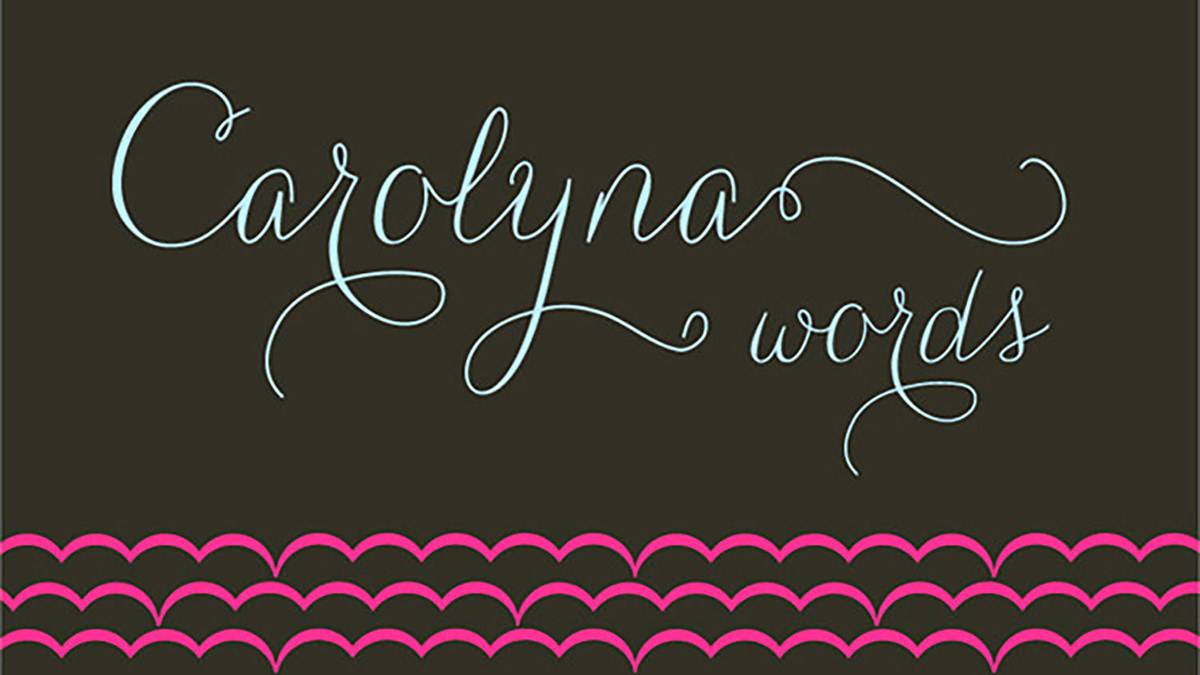 Carolyna Words Font