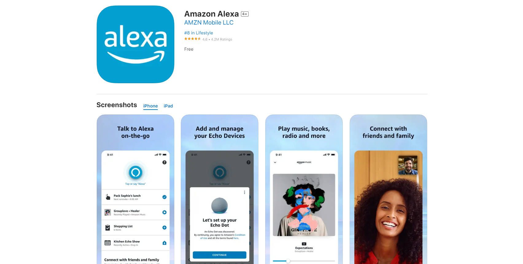 Amazon Alexa - Homepage July 2023