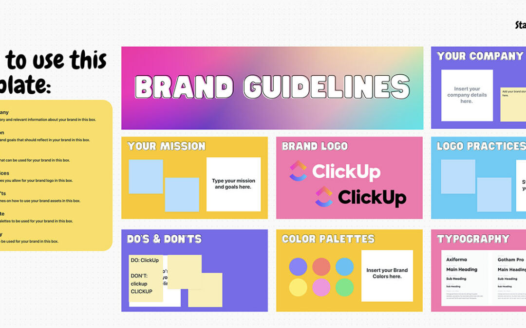 10 ClickUp Templates for Ingenious and Internet Design