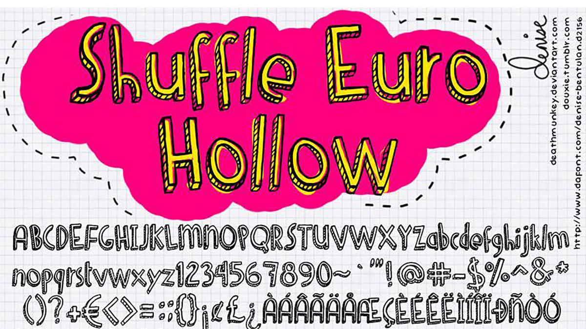 Denne Shuffle Euro Hollow