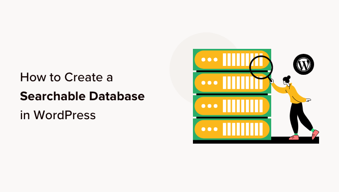 Create a searchable database in WordPress