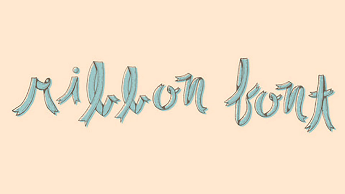 Ribbon Font