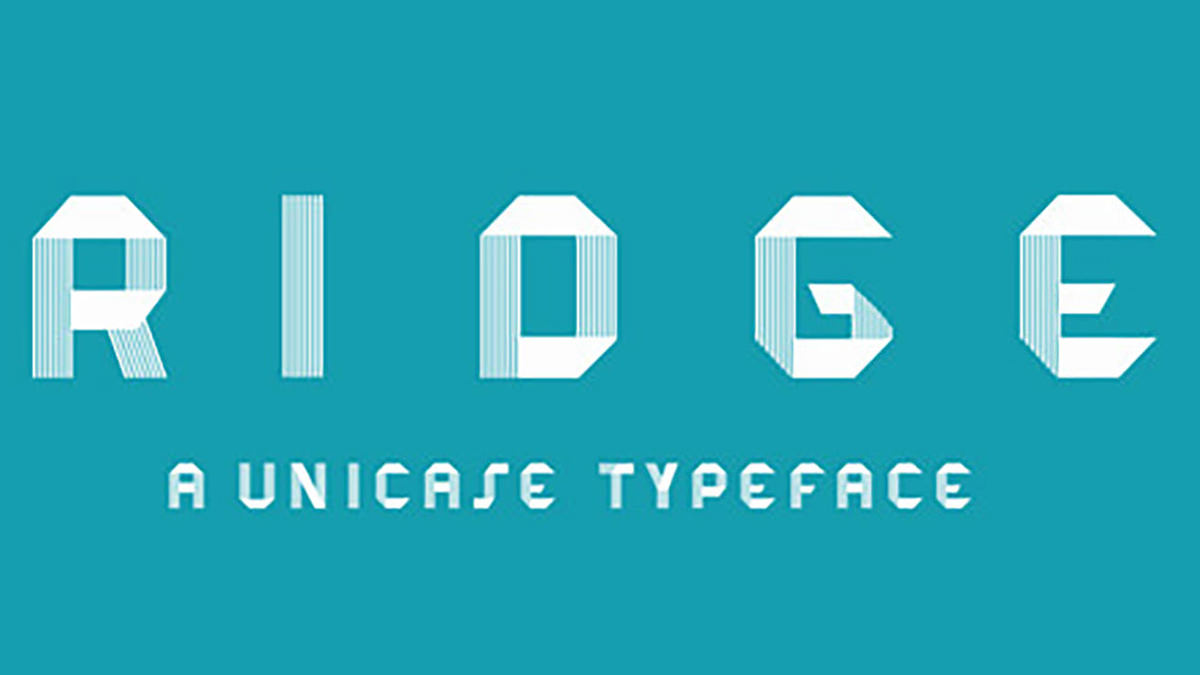 RIDGE Typeface