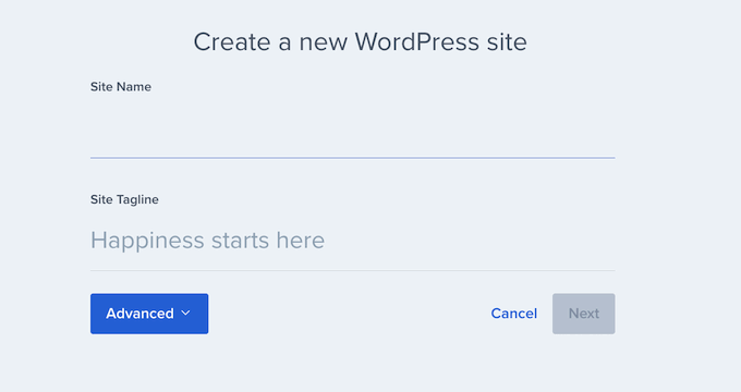 Adding a site title and tagline to WordPress