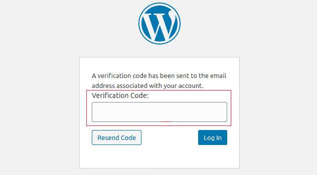 Add two factor authentication code to continue
