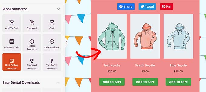 Add WooCommerce blocks