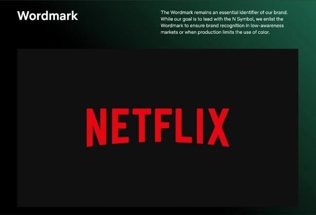 netflix brand wordmark guidelines