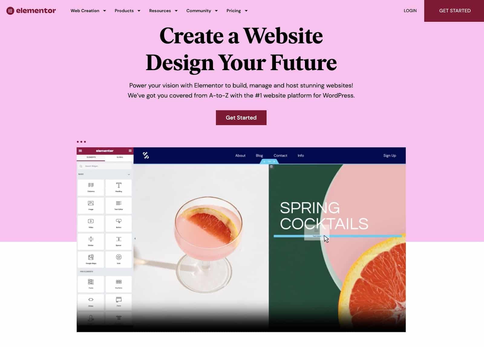 Create a website and design your future