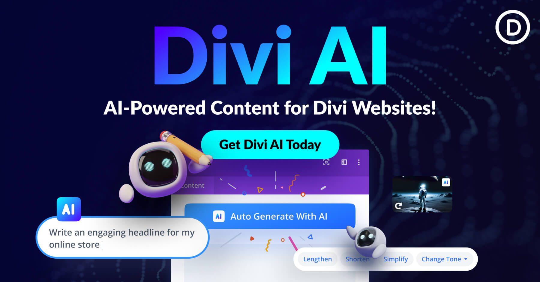 Divi AI Banner