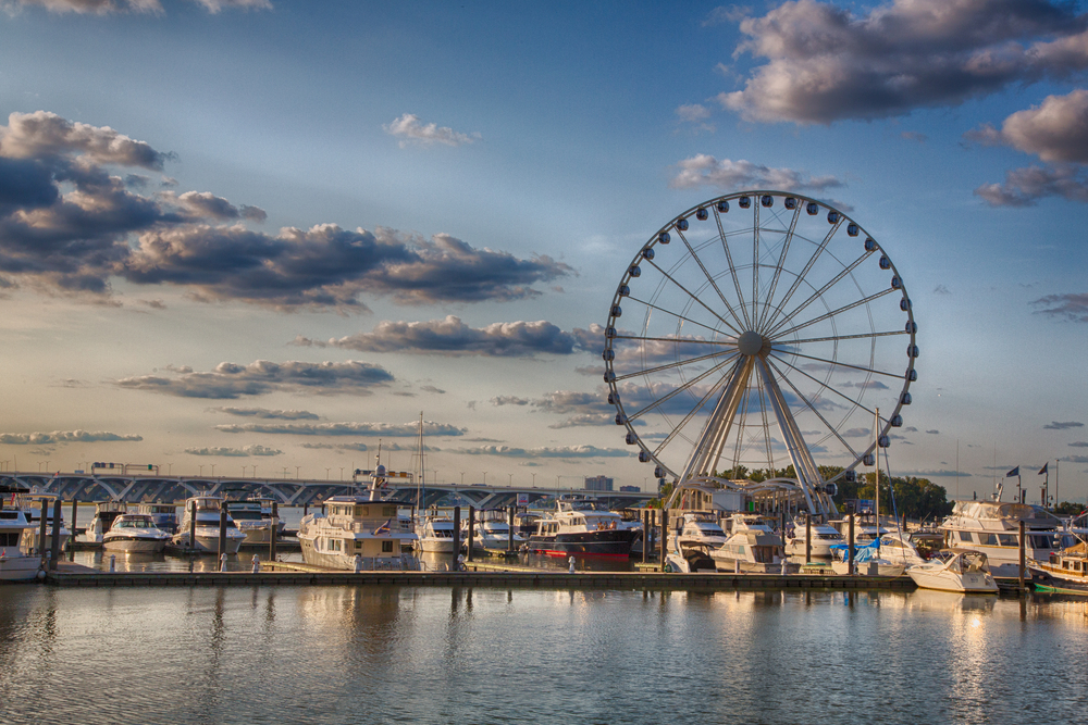 The Capital Wheel is just minutes from this year's WCUS venue, offering great views of the harbor