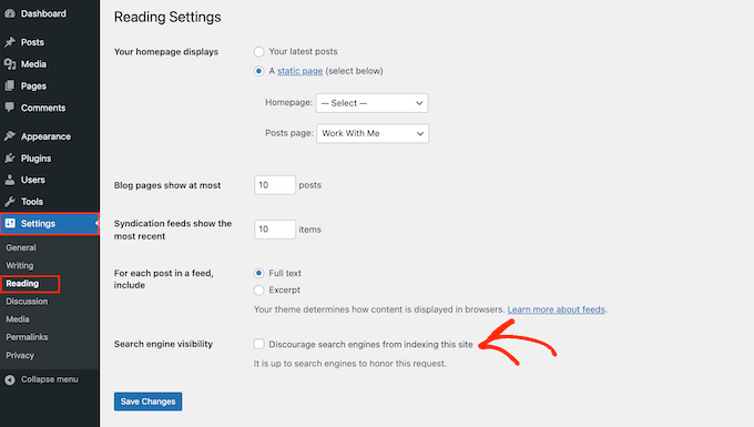 WordPress site settings that are essential for SEO