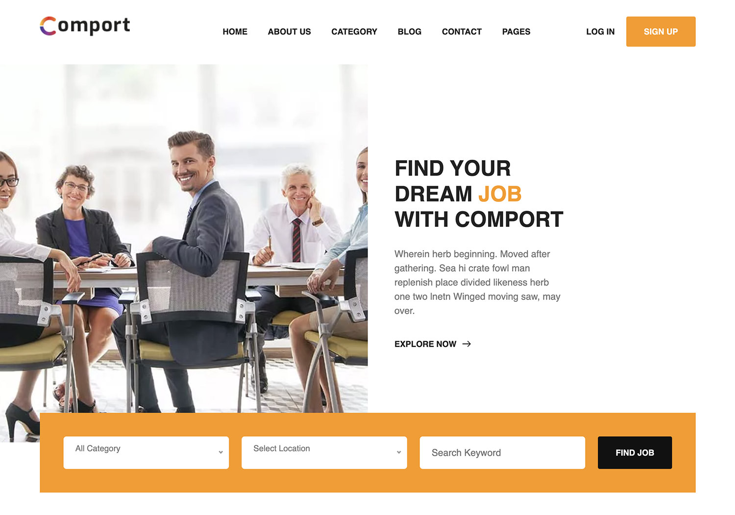 Comport WordPress Theme