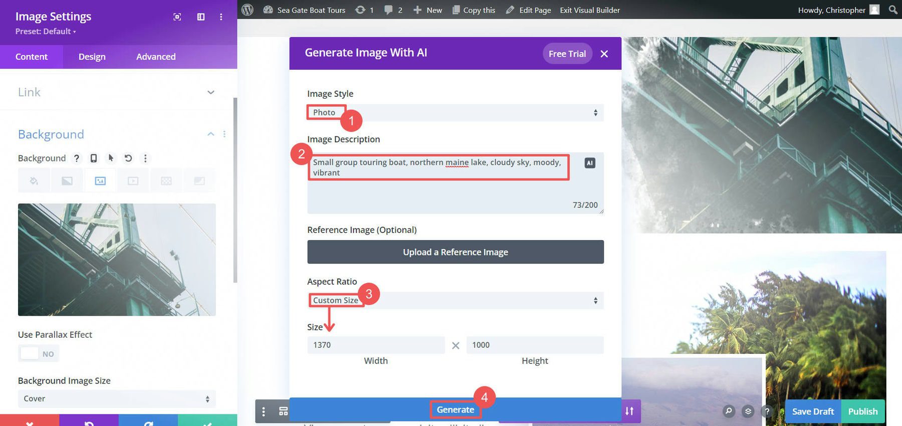 Divi AI Page Build - Steps 7-10