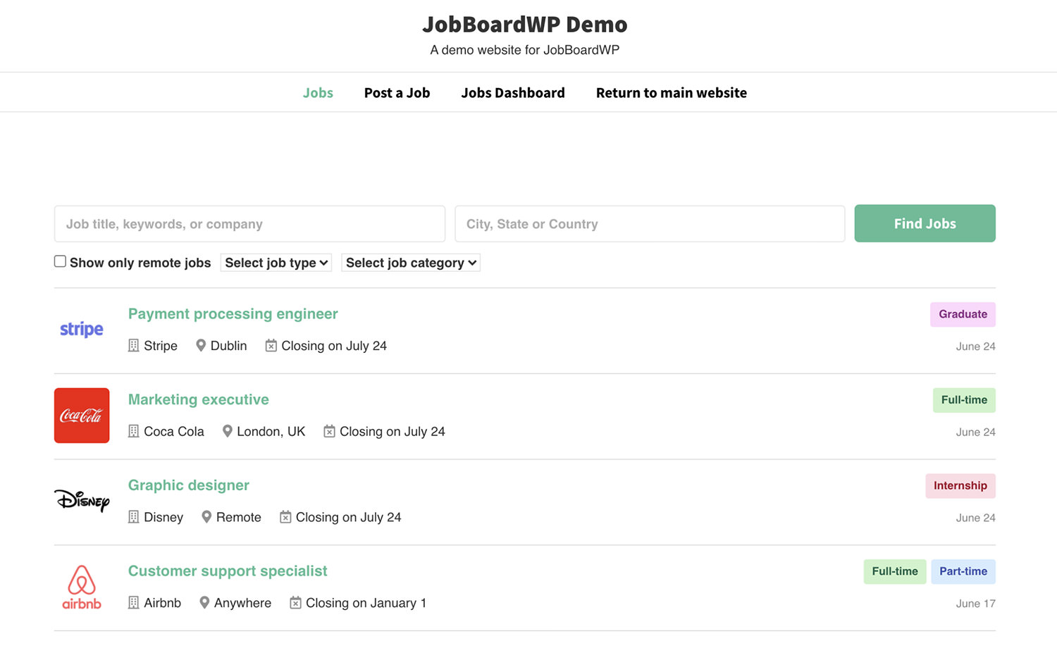 JobBoardWP Plugin