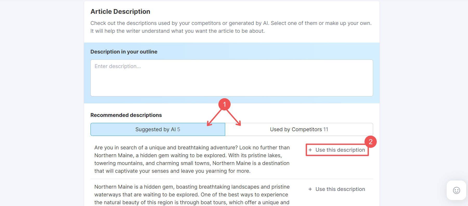 Semrush AI Content Outline Builder - Steps 7-8