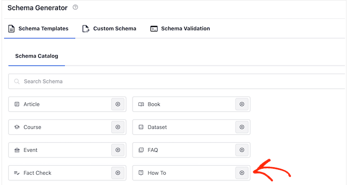 Adding AIOSEO schema markup to a page or post